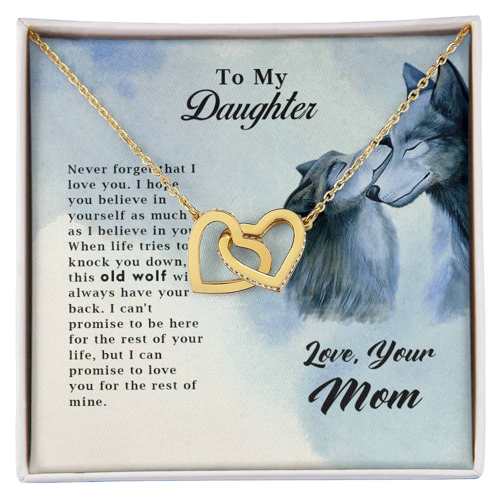 Collection Daughter - Old Wolf - Necklace Interlocking Hearts Necklace