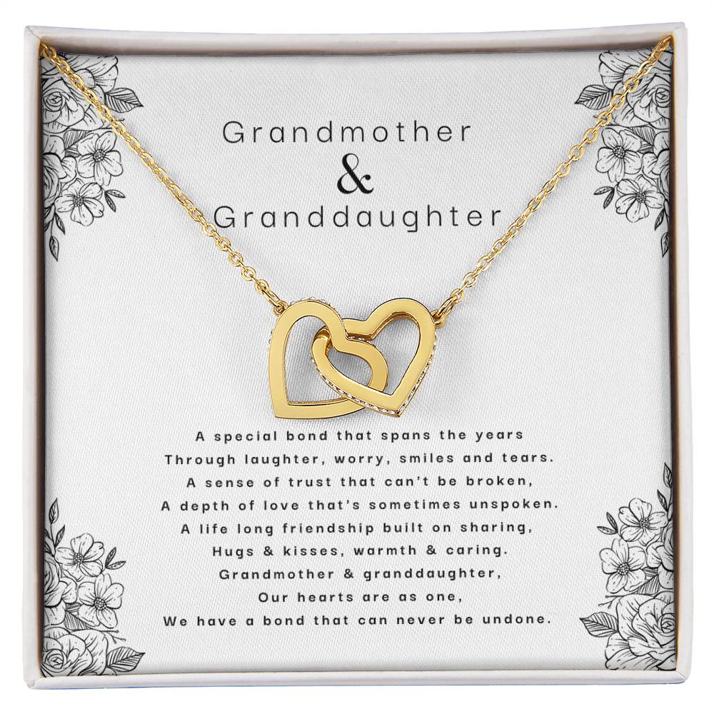 A Bond That Can Never Be Undone Necklace Interlocking Hearts Necklace