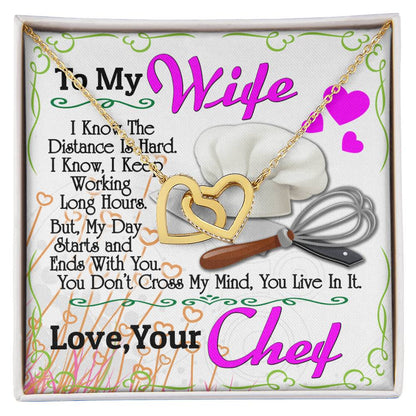 Chef'S Wife - Interlocking Heart Necklace Interlocking Hearts Necklace