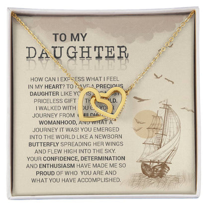 Butterfly - Interlocking Hearts Interlocking Hearts Necklace