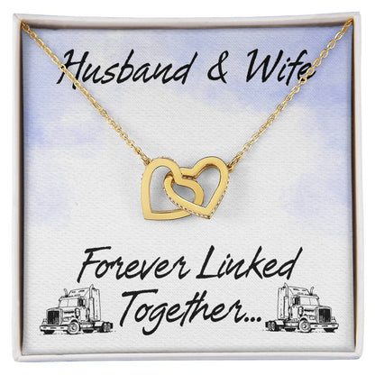 Trucker'S Wife - Interlocking Heart Necklace Interlocking Hearts Necklace
