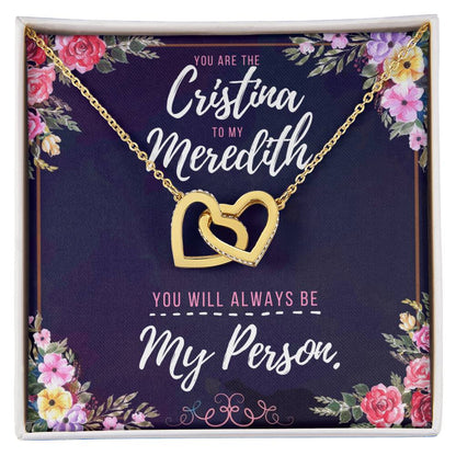 You Will Always Be My Person Necklace - Best Gift You Can Give Interlocking Hearts Necklace
