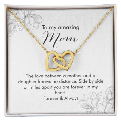 Forever In My Heart Interlocking Hearts Necklace