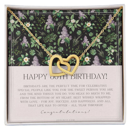 30Th Birthday Gifts For Women Necklace For Her 3 Decade Jewelry 30 Years Old 30Th Birthday Gift Necklace Jewelry Gift For Her Interlocking Hearts Necklace
