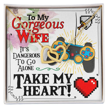 Gamer'S Wife - Interlocking Heart Necklace Interlocking Hearts Necklace