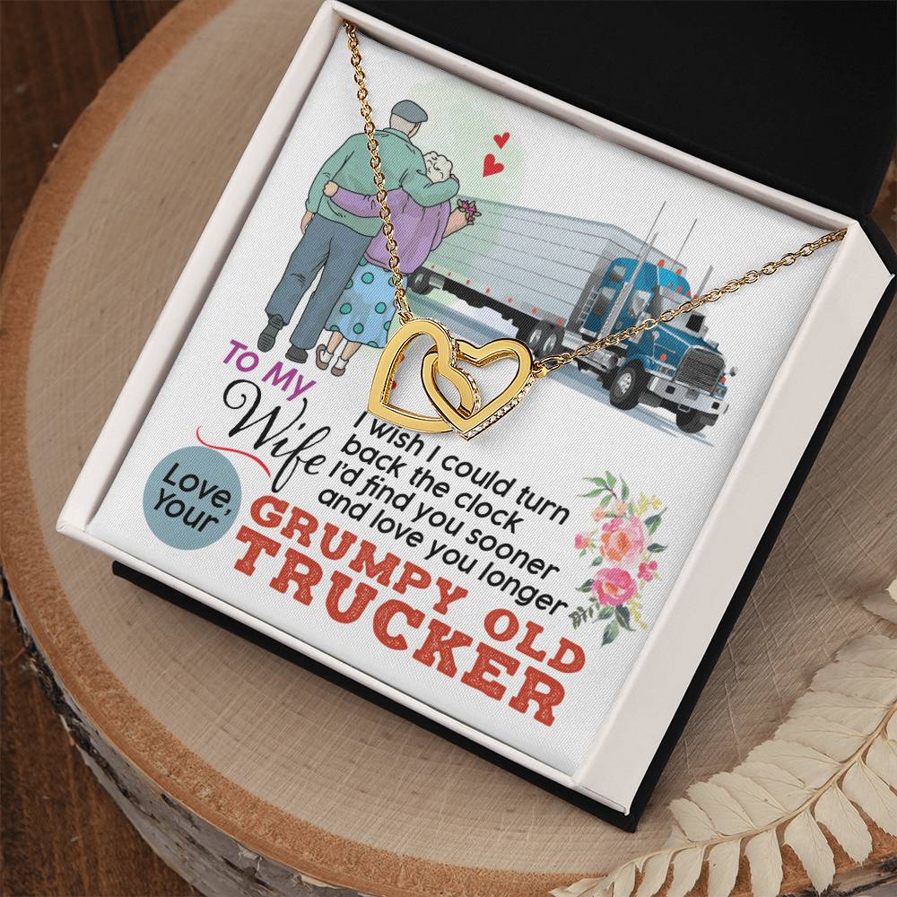 Trucker'S Wife - Interlocking Heart Necklace Interlocking Hearts Necklace