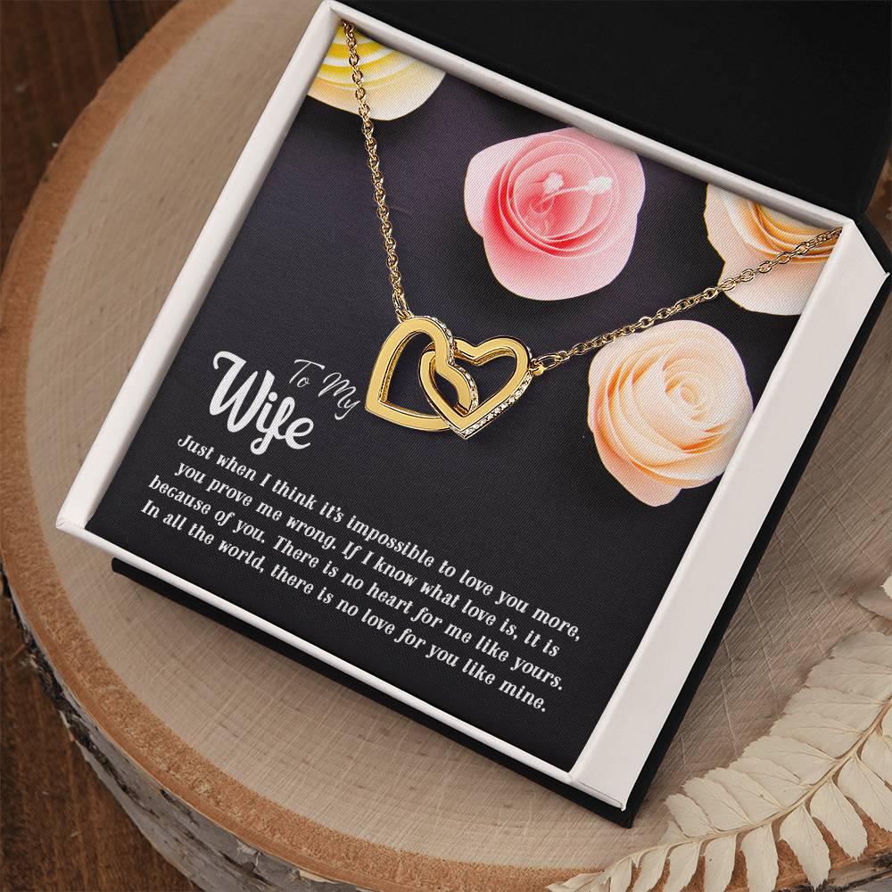 Collection Wife - Just When I Think - Necklace Interlocking Hearts Necklace