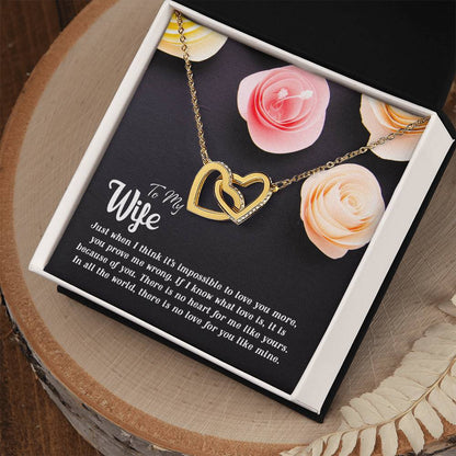 Collection Wife - Just When I Think - Necklace Interlocking Hearts Necklace