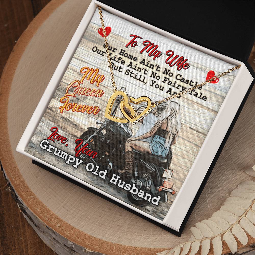 Biker'S Wife - Interlocking Heart Necklace Interlocking Hearts Necklace