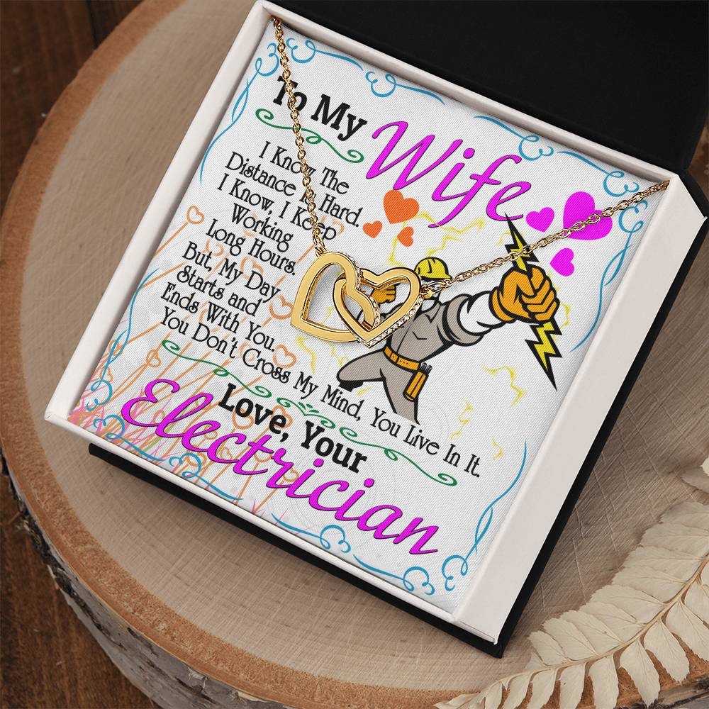 Electrician'S Wife - Interlocking Heart Necklace Interlocking Hearts Necklace