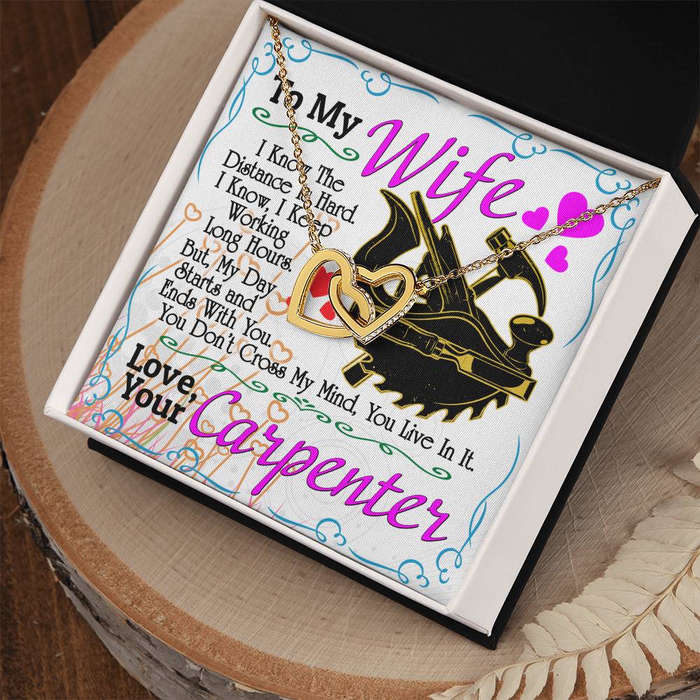 Carpenter'S Wife - Interlocking Heart Necklace Interlocking Hearts Necklace