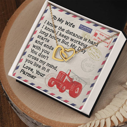 Farmer'S Wife - Interlocking Heart Necklace Interlocking Hearts Necklace