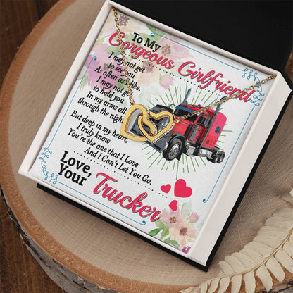 Trucker'S Girlfriend - Interlocking Heart Necklace Interlocking Hearts Necklace