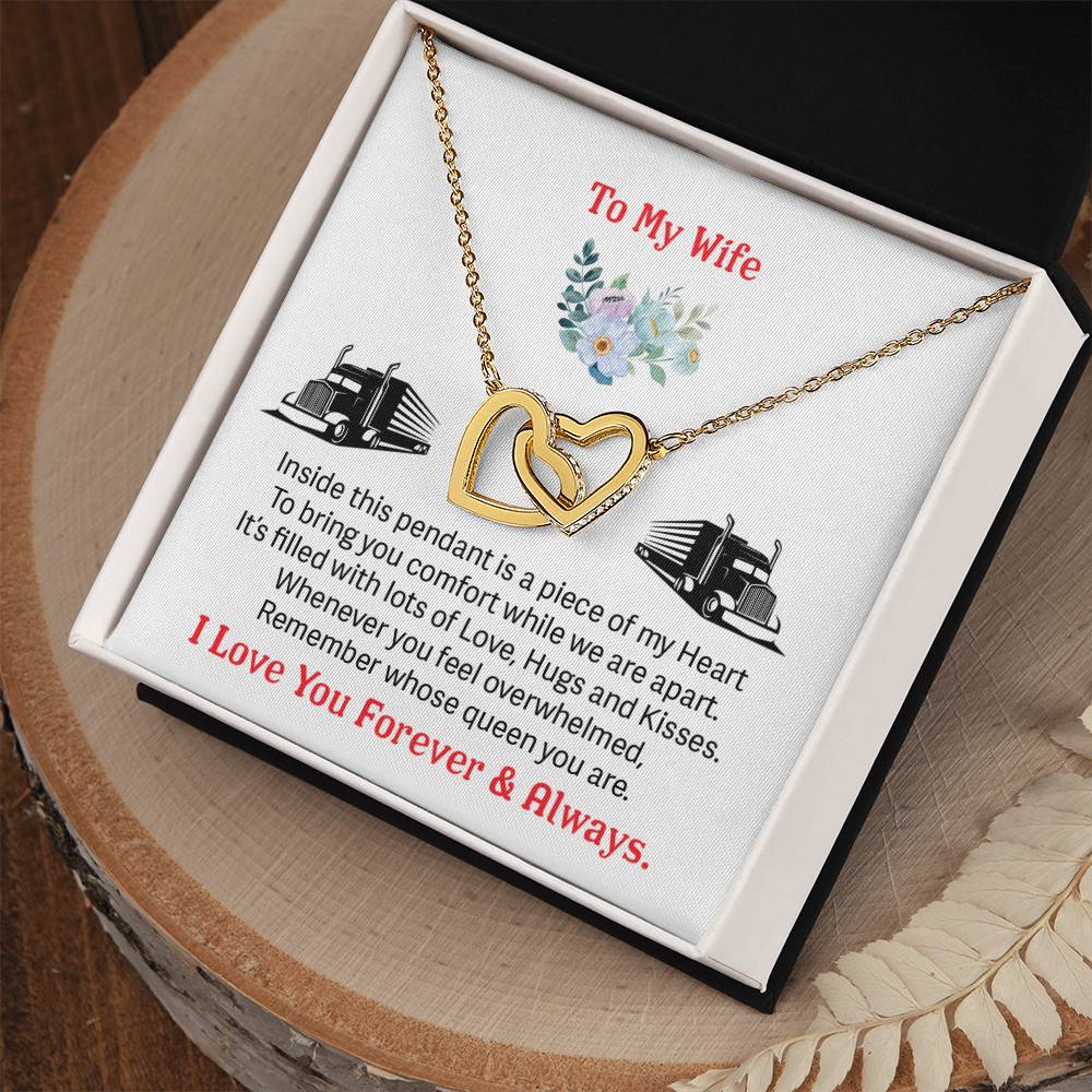 Trucker'S Wife - Interlocking Heart Necklace Interlocking Hearts Necklace
