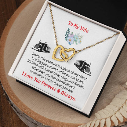 Trucker'S Wife - Interlocking Heart Necklace Interlocking Hearts Necklace