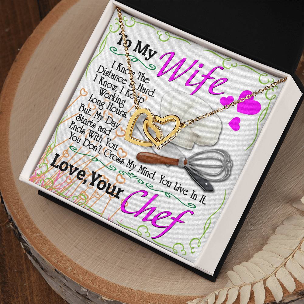 Chef'S Wife - Interlocking Heart Necklace Interlocking Hearts Necklace