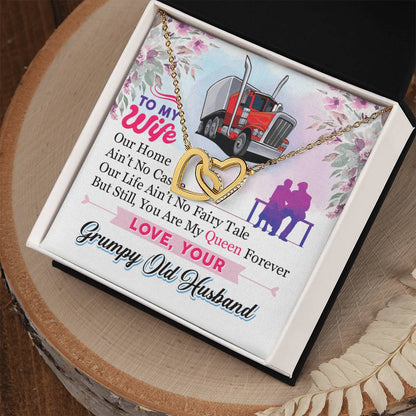 Trucker'S Wife - Interlocking Heart Necklace Interlocking Hearts Necklace