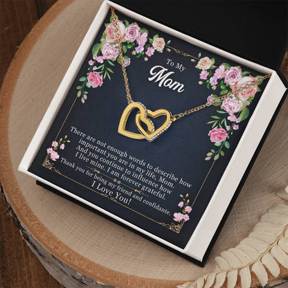 Unique Mother'S Day Gifts Best Gifts For Mom Interlocking Hearts Necklace