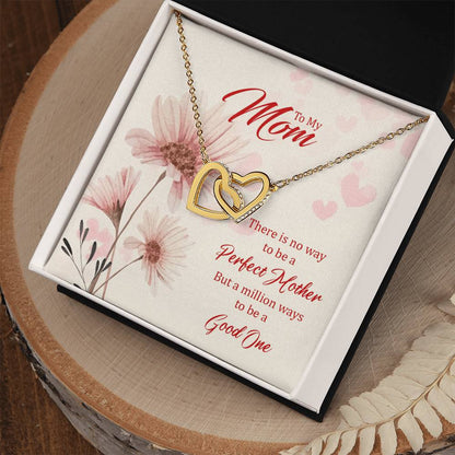 Gift For Mom - Perfect Mother - The Interlocking Heart Necklace Interlocking Hearts Necklace