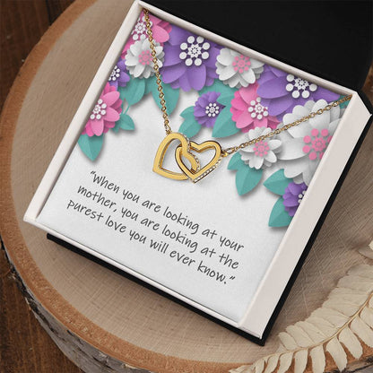 Wishing You Happy Mother'S Day - Necklace Interlocking Hearts Necklace