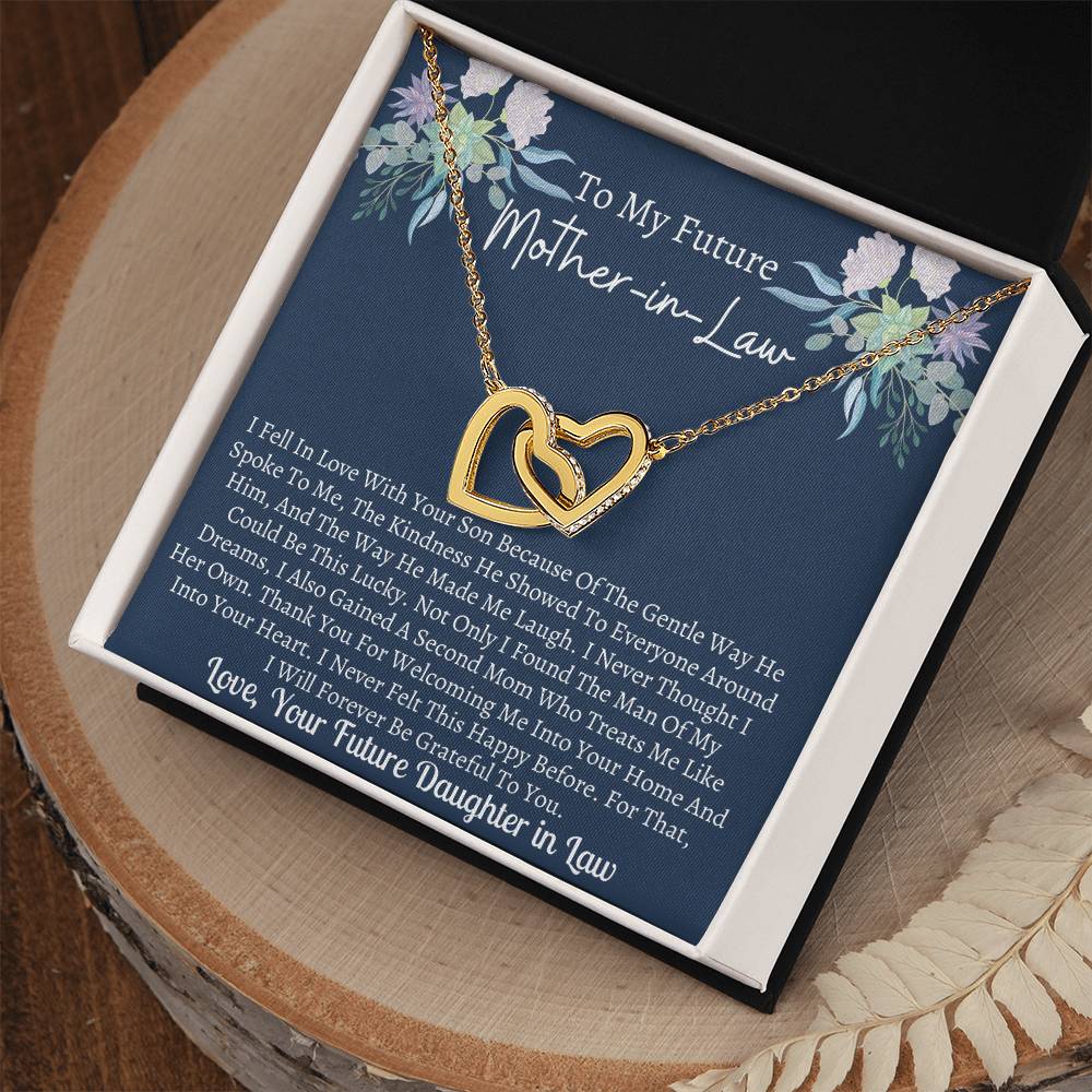 Future Mother In Law Interlocking Hearts Necklace