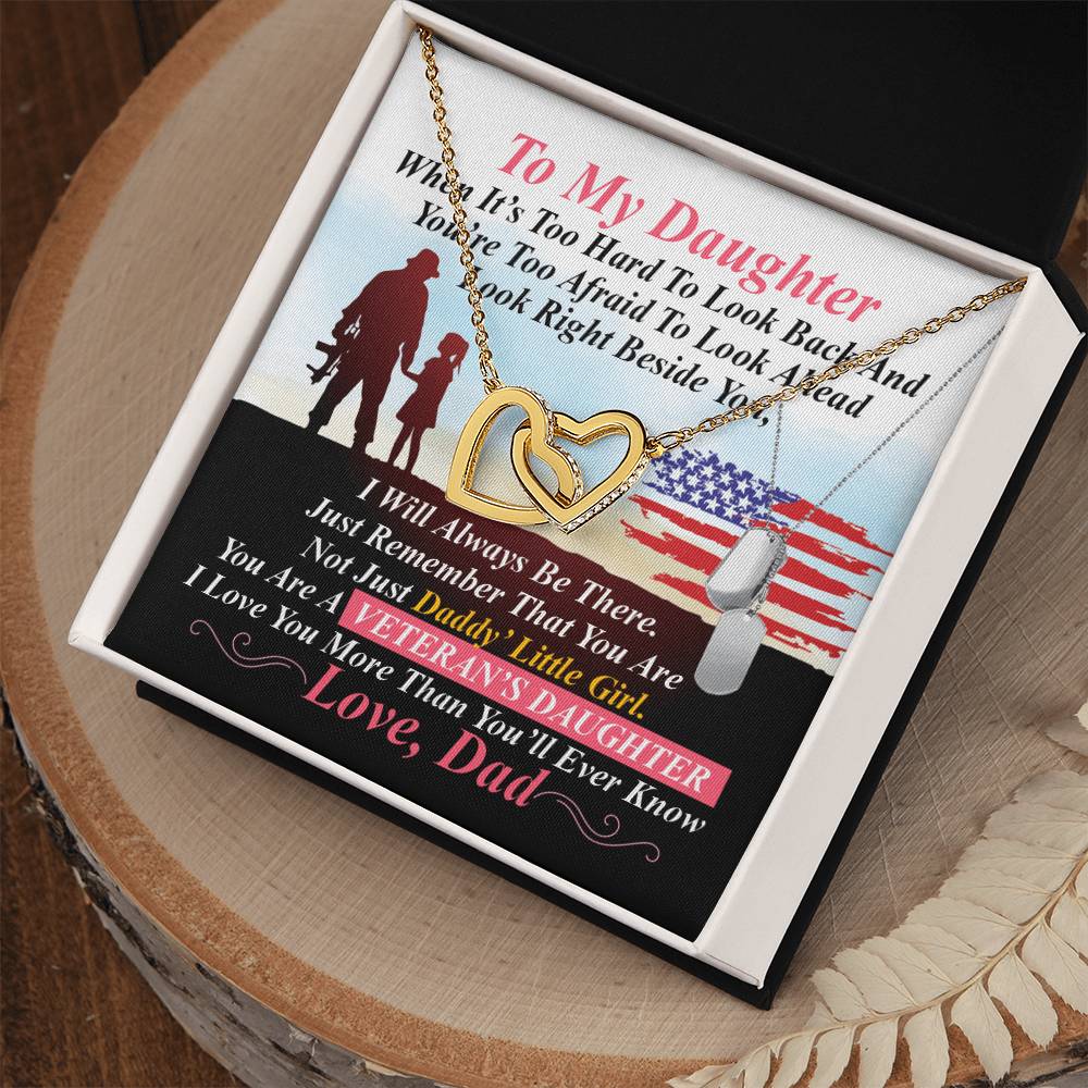 Veteran'S Daughter - Interlocking Heart Necklace Interlocking Hearts Necklace