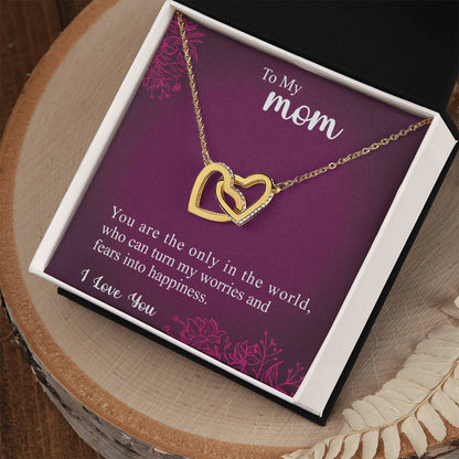 Collection Mom - The Impact You Have On Me - Necklace Interlocking Hearts Necklace