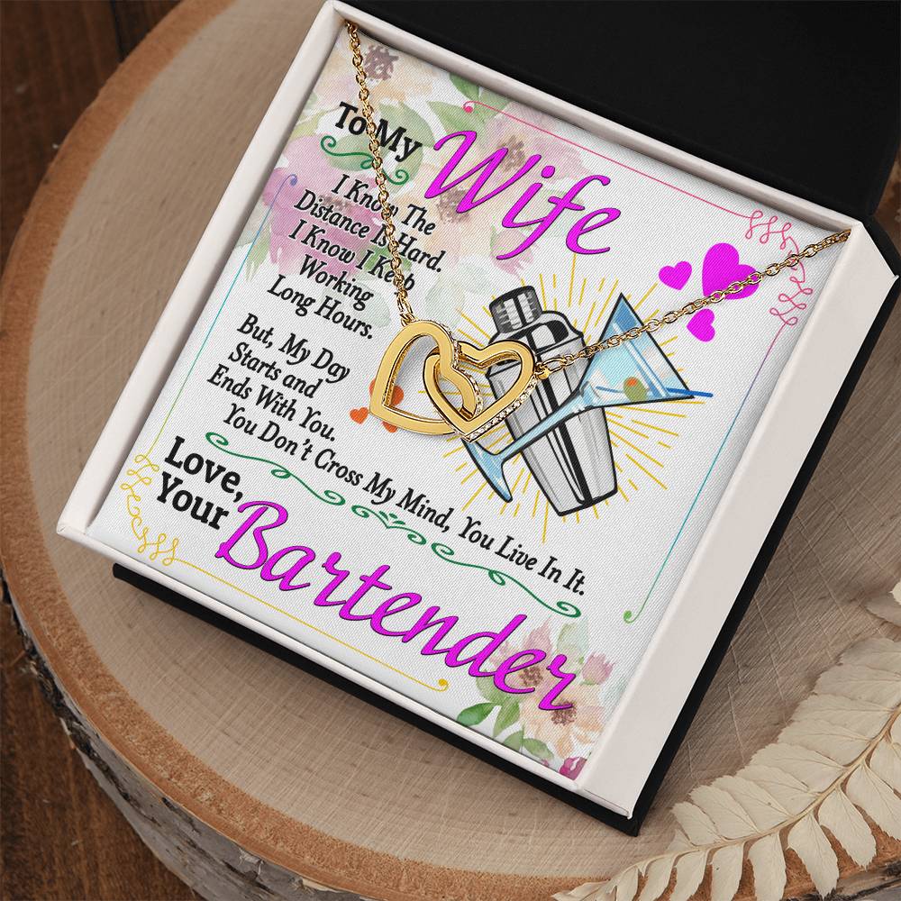 Bartender'S Wife - Interlocking Heart Necklace Interlocking Hearts Necklace