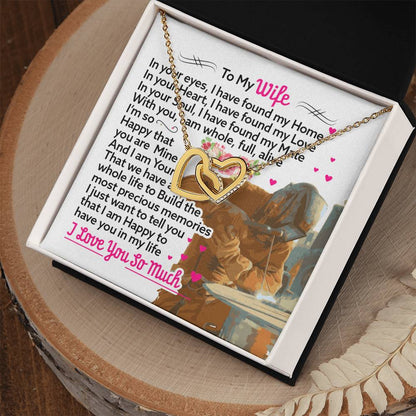 Welder'S Wife- Interlocking Heart Necklace Interlocking Hearts Necklace