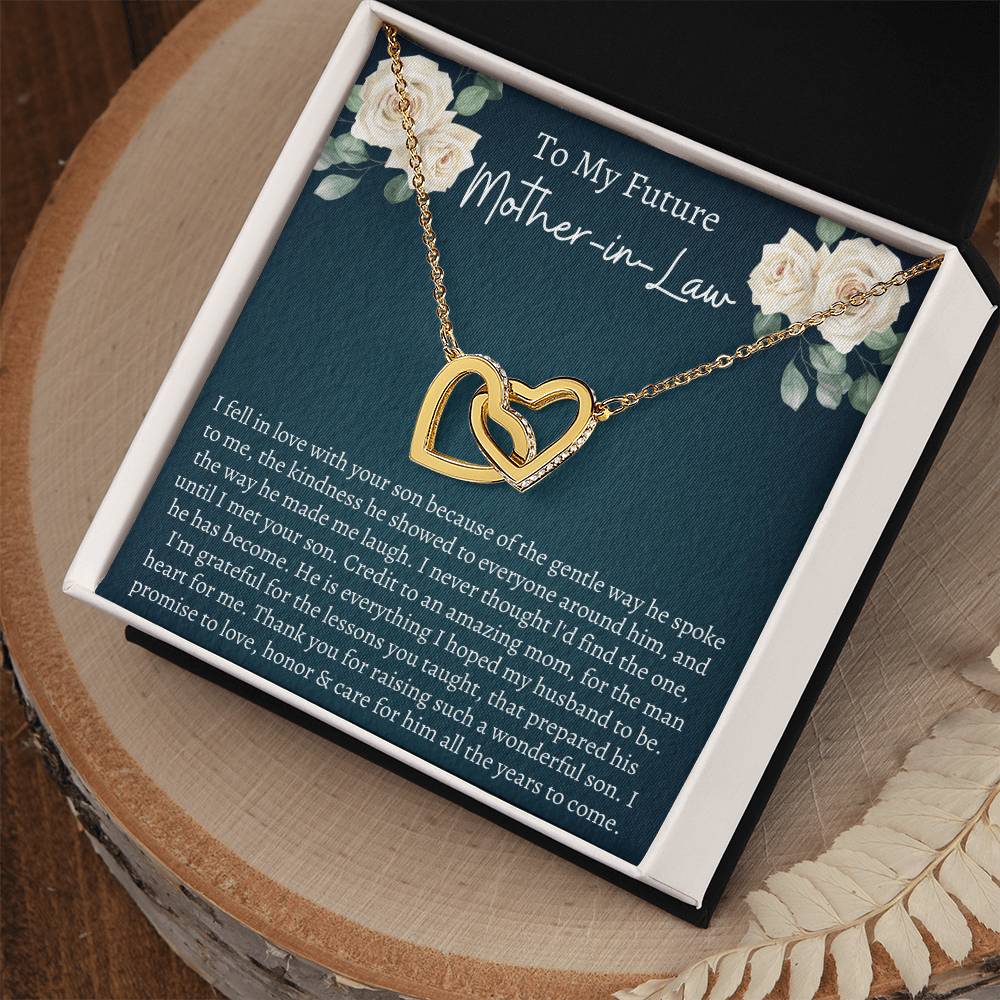 Future Mother In Law Interlocking Hearts Necklace