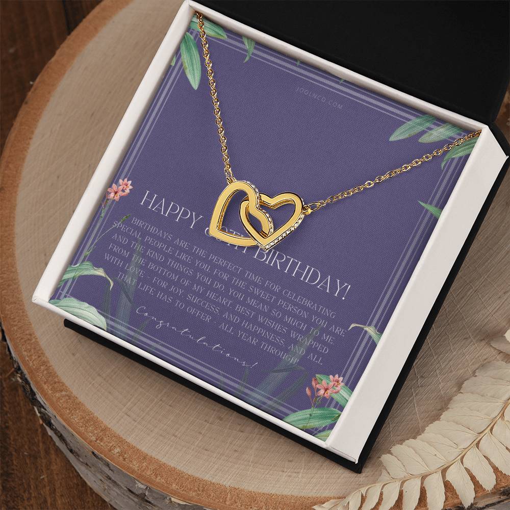 30Th Birthday Gifts For Women Necklace For Her 3 Decade Jewelry 30 Years Old 30Th Birthday Gift Necklace Jewelry Gift For Her Interlocking Hearts Necklace