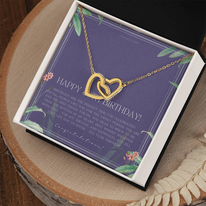 30Th Birthday Gifts For Women Necklace For Her 3 Decade Jewelry 30 Years Old 30Th Birthday Gift Necklace Jewelry Gift For Her Interlocking Hearts Necklace