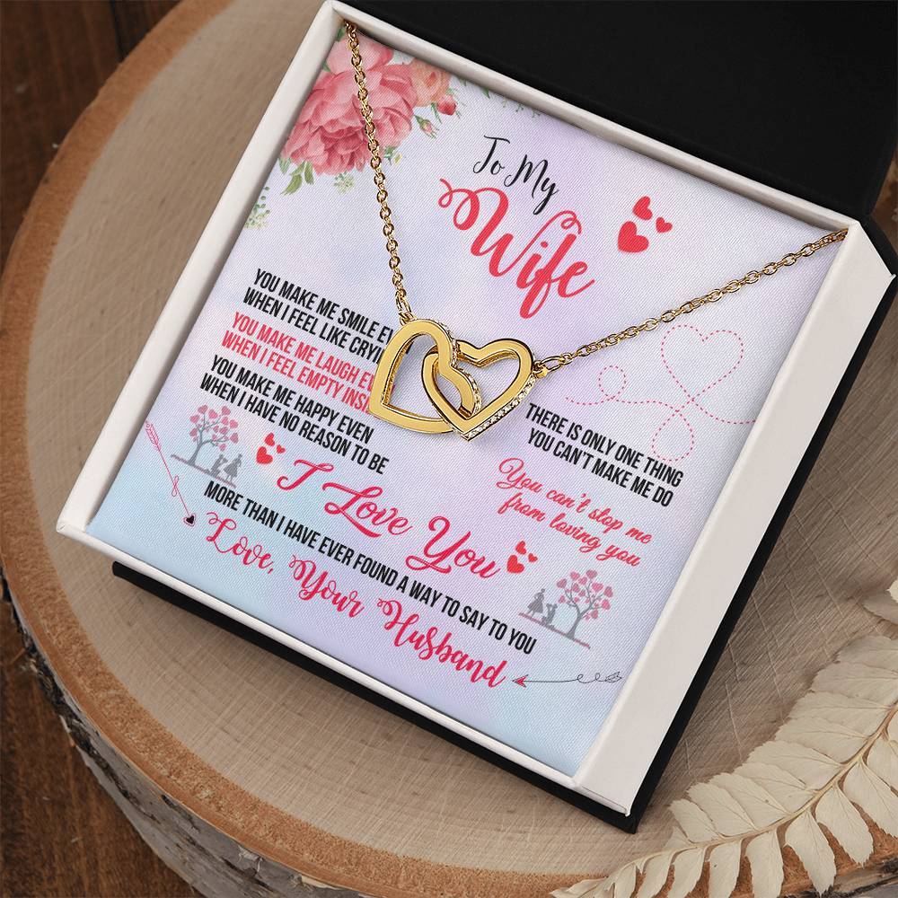 Anniversary Gift For Wife Gift For Her From Husband Gift For Her Mothers Day Gift Valentines Day Gift Gifts For Wife Christmas Gift Interlocking Hearts Necklace