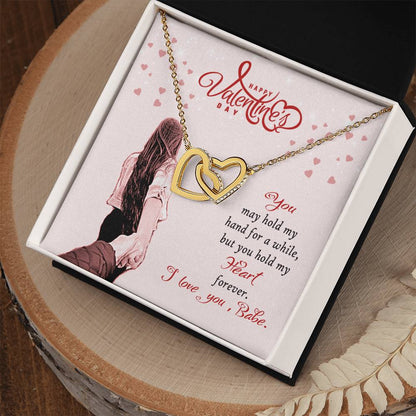 Forever Love - Valentine'S Day Necklace Interlocking Hearts Necklace