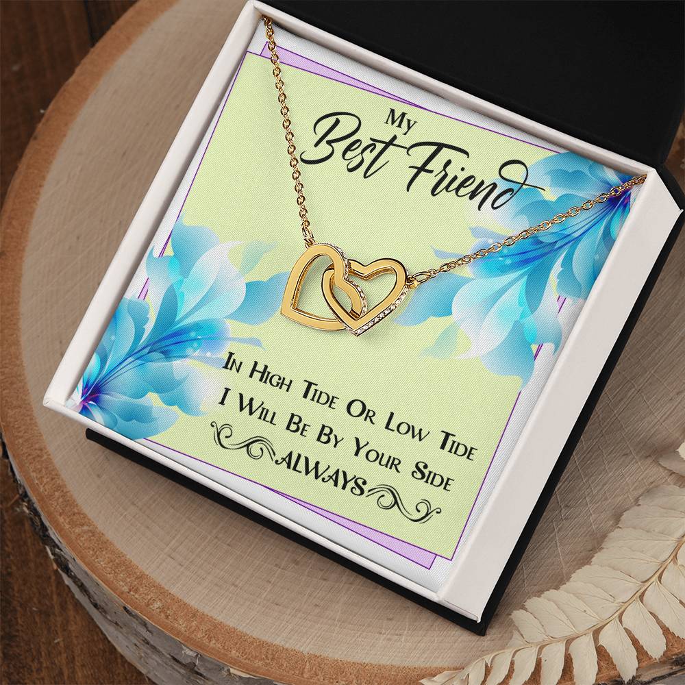 A Gift For Best Friend Interlocking Hearts Necklace