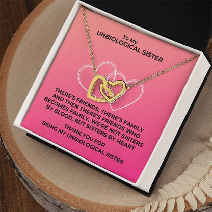 Unbiological Sister - Interlocking Hearts Interlocking Hearts Necklace
