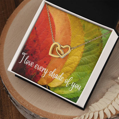 Every Shade Of You - Interlocking Heart Necklace Interlocking Hearts Necklace