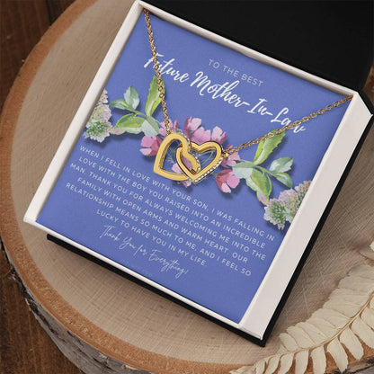 Future Mother In Law Gift Mom In Law Jewelry Mother'S Day Gift For Mother-In-Law Gift For Mother In Law Mother-In-Law Necklace Interlocking Hearts Necklace