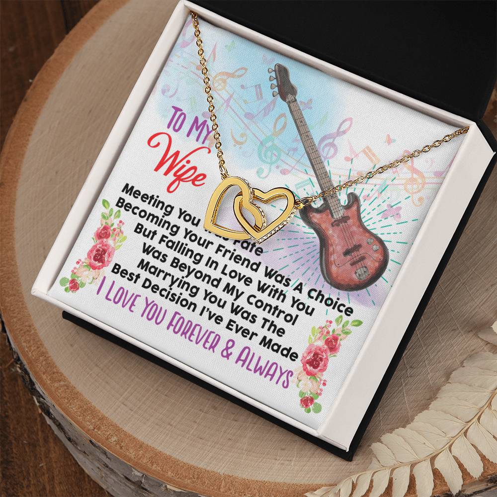 Bass Player'S Wife - Interlocking Heart Necklace Interlocking Hearts Necklace