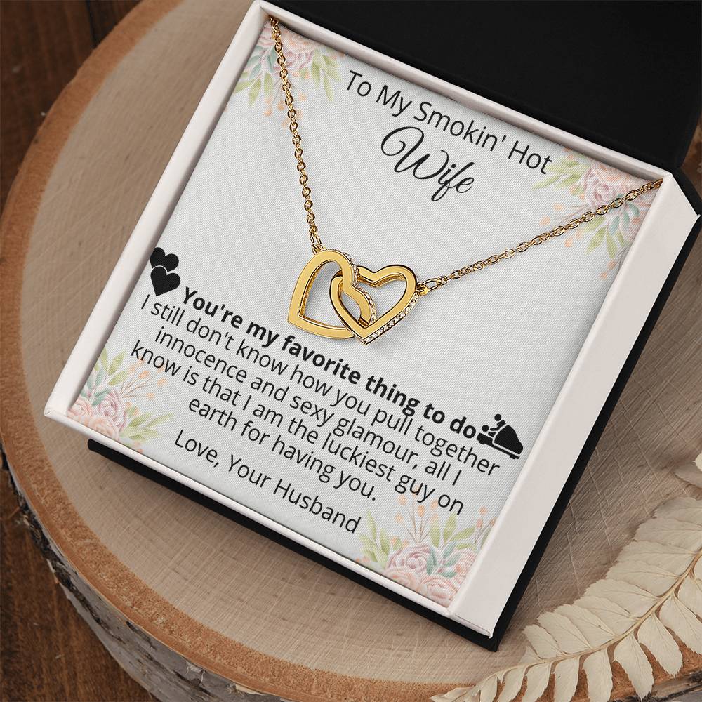 You'Re My Favorite Thing To Do - Interlocked Hearts Interlocking Hearts Necklace
