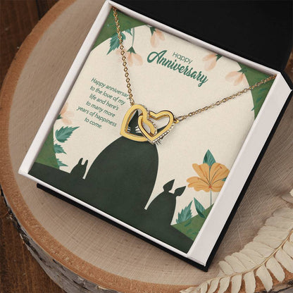 Totoro Anniversary Edition Many More Years Of Happiness For Us! - Interlocking Hearts Necklace