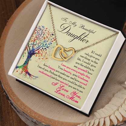 Collection Daughter - How Special You Are To Me - Necklace Interlocking Hearts Necklace