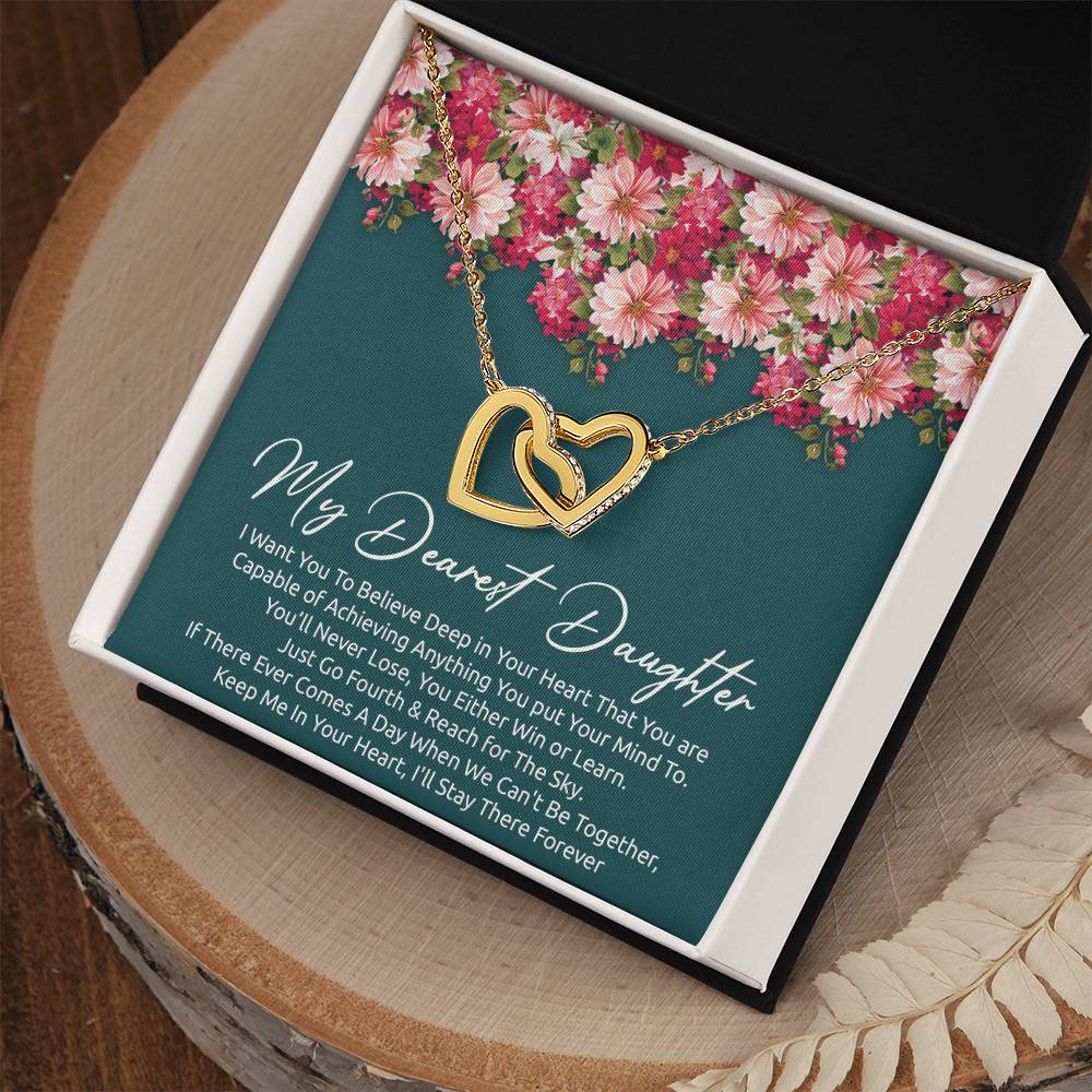 Best Meaningful Gift For Daughter Interlocking Hearts Necklace