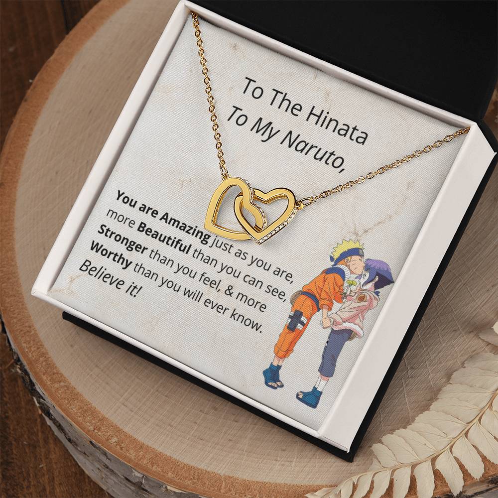 You'Re Amazing Believe It! - Necklace Interlocking Hearts Necklace