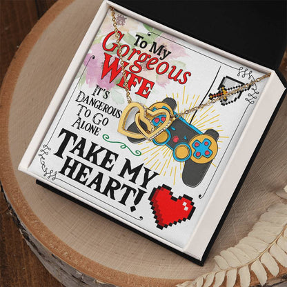 Gamer'S Wife - Interlocking Heart Necklace Interlocking Hearts Necklace