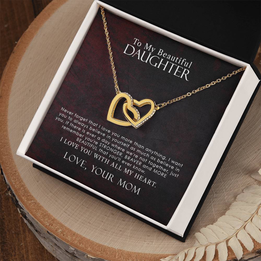 Collection Daughter - More Beautiful That You'Ll Ever Know - Necklace Interlocking Hearts Necklace