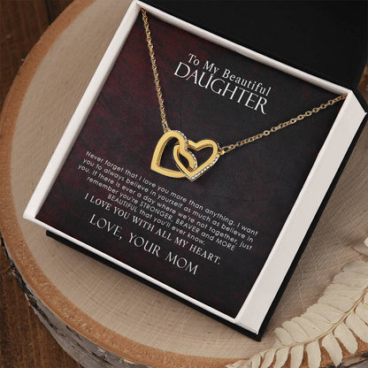 Collection Daughter - More Beautiful That You'Ll Ever Know - Necklace Interlocking Hearts Necklace