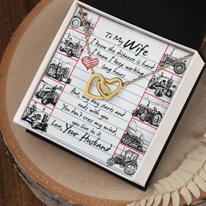 Farmer'S Wife - Interlocking Heart Necklace Interlocking Hearts Necklace