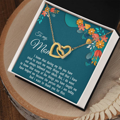 Two Hearts Never-Ending Love Necklace Interlocking Hearts Necklace