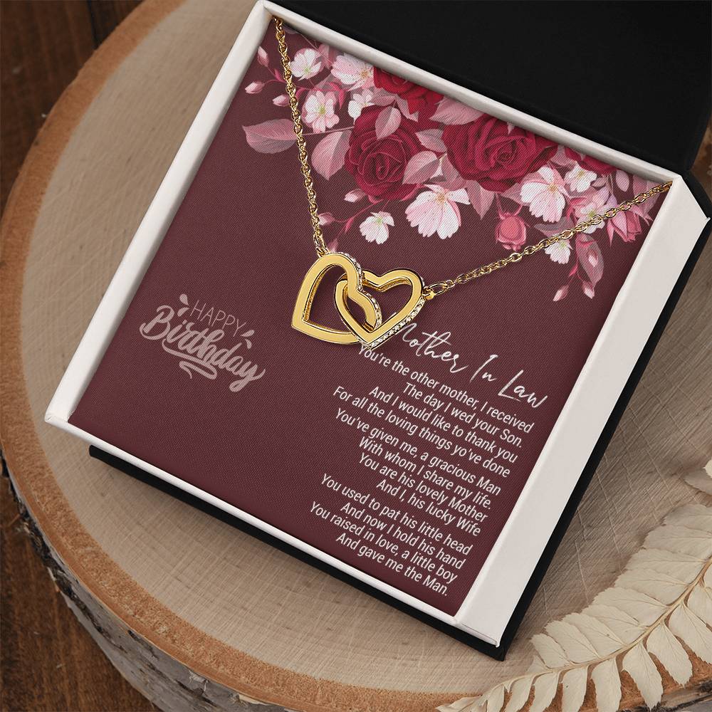 Birthday Gift For Mother In Law 2021 Birthday Celebration Ideas For Mother-In-Law Gift For Mother-In-Law Usa Gifts For Mother-In-Law Birthday Mother In Law Gifts Uk Interlocking Hearts Necklace